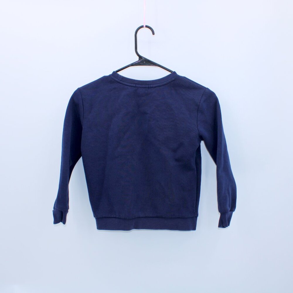 Polo Ralph Lauren Youth 7 Navy Blue Sweatshirt (with defect) - Picture 4 of 9